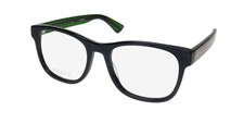 NEW GUCCI GG0004ON EYEWEAR UNISEX JAPAN BLACK PLASTIC 53-19-145 FULL-RIM 002