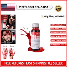 1 Oz Realistic Fake Blood Makeup for Special Effects Perfect for Halloween