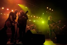 Marshall Gill Dean White Justin Sullivan of New Model Army perform- Old Photo