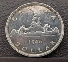 Canada 1946 Silver Dollar, High Choice AU/UNC Grade
