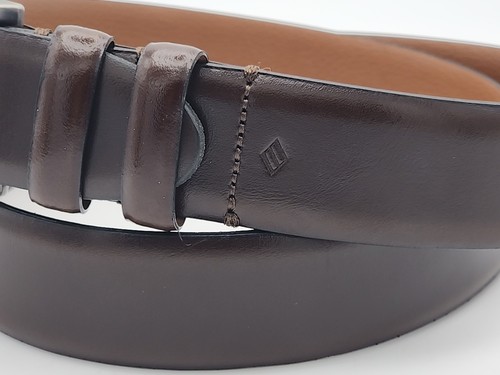 Cintura Joseph Abboud artigianale in Italia in pelle marrone taglia 38/95 - Foto 5 di 15