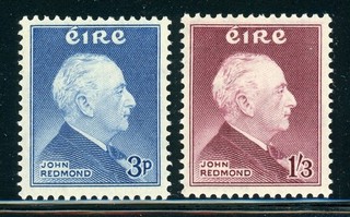 IRELAND MNH Selections: Scott #157 158 John Edward Redmon Politician CV$10