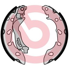 BREMBO Bremsbackensatz Ø 180 mm Hinten (S 24 553) für FIAT 500 C Panda / 