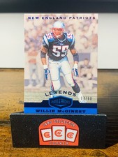2019 Panini Plates and Patches Blue #154 Willie McGinest LEG /60 Patriots WN1