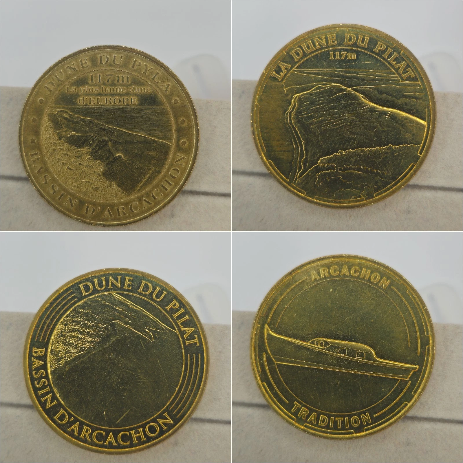 Gironde 33 - Lot Jetons Touristiques Médailles Souvenirs Monnaie de Paris
