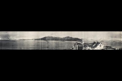 Photo:1908 Panoramic: Atlantic fleet entering Golden Gate,May 6th,1908