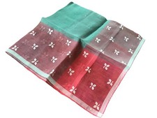 Vintage Semi-Sheer 12  Hankie  EC