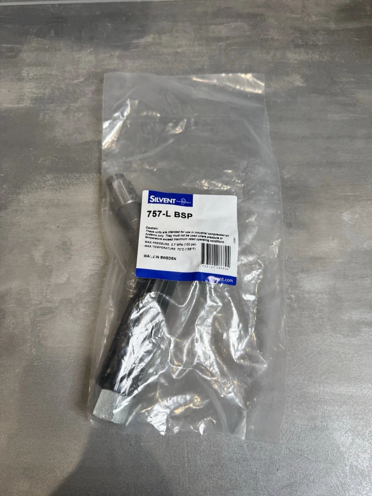 Silvent Safety Air Blow Heavy Duty Nozzle 757-L BSP Brand New Sealed