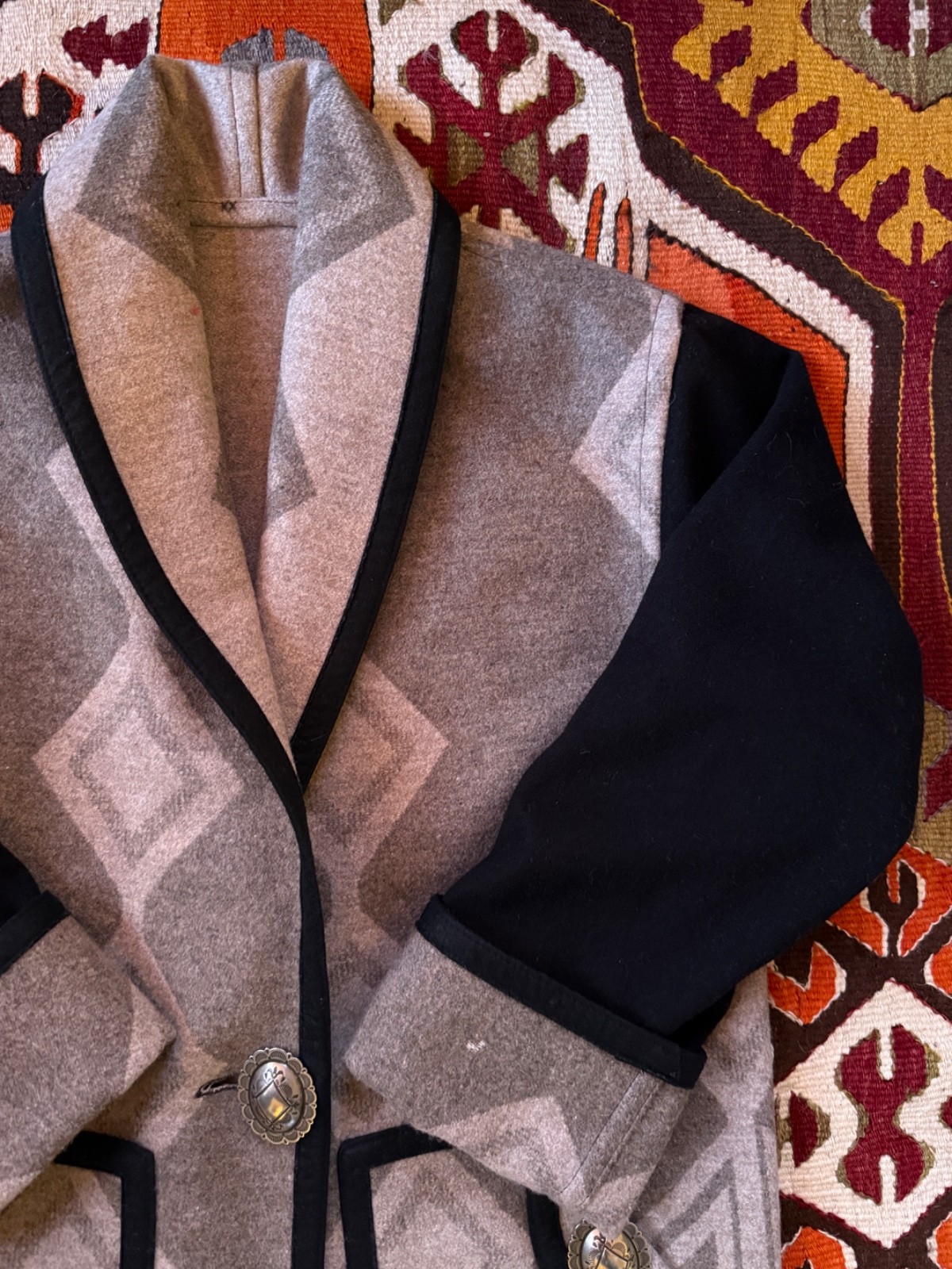 Reversible Southwestern Jacket, Native American P… - image 4