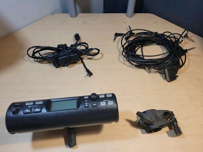 *Bad Cymbal Cable* Roland TD-4 V Drum Brain W/ Clamp, Snake, Mount & Power #4E1