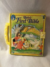Baby's First Bible Board Book with Handle Illustrated Christian Stories