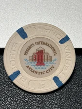 $1 RESORTS INTERNATIONAL CASINO CHIP POKER CHIP ATLANTIC CITY TOKEN