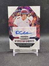 2931K 2020 Draft Picks Fireworks David Calabrese #PDP183 Auto White Disco /50