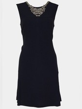 Prada vintage inspired crystal embellished evening cocktail dress IT42