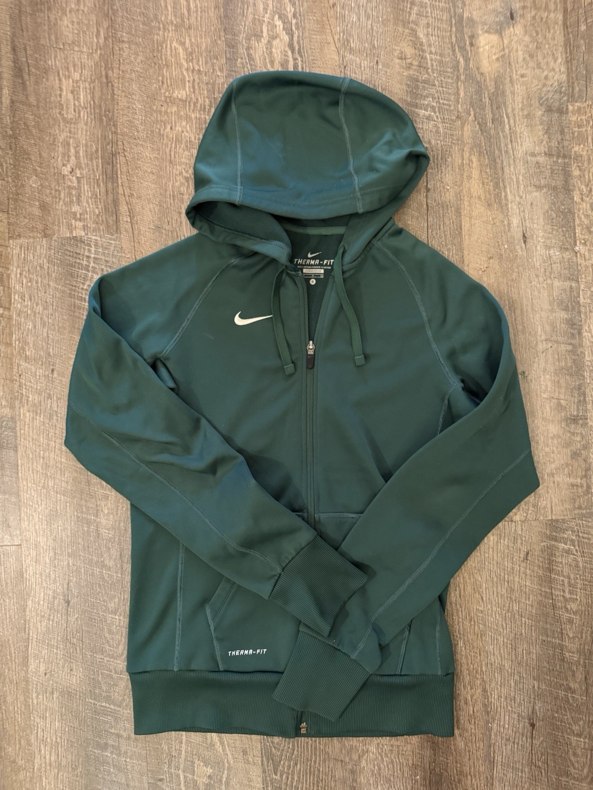 SACAI X NIKE NIKE giacca leggera verde full zip con cappuccio uomo small