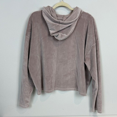Z by Zella Lavender Velour Hoodie L - Picture 4 of 10