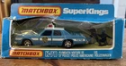 Matchbox Lesney Superkings Police Car K-78 Plymouth Gran Fury New York NYC
