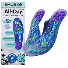 AKUSOLI Shoe Insoles for Men  Women. Shoe Insoles Arch Support for Pain Relief