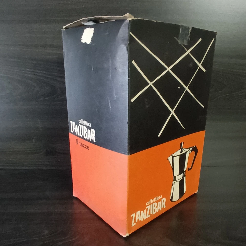 CAFFETTIERA MOKA ZANZIBAR BIALETTI VINTAGE 9 TAZZE - Immagine 4 di 4