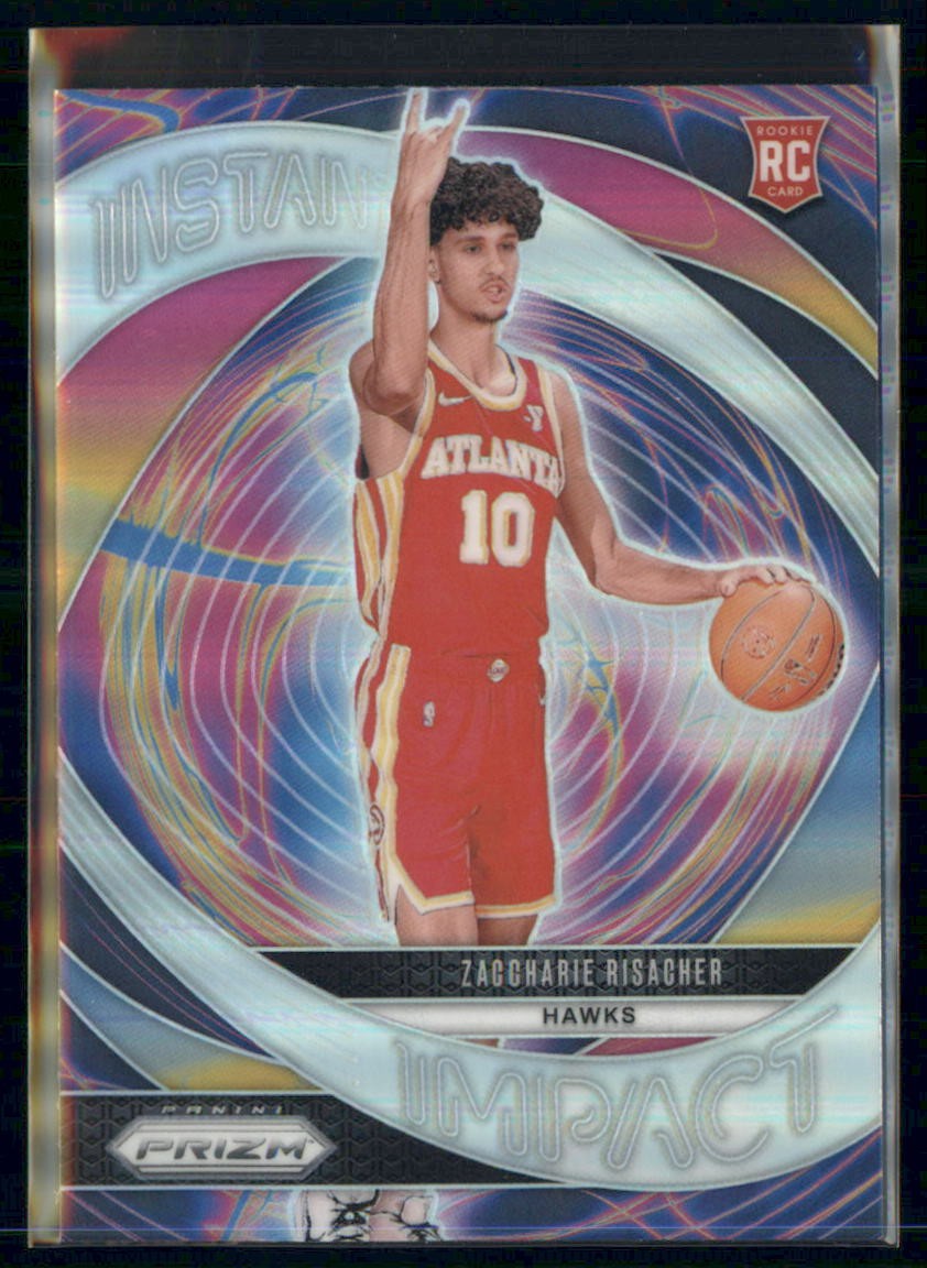 2024-25 Panini Prizm #21 Zaccharie Risacher Instant Impact