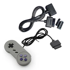 Super NES Controller With 6 Feet Extension For Super Nintendo SNES