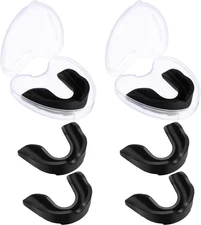 BBTO 6 Pcs Youth Kids Mouth Guard for Sports, Mouthguard Bulk with Case, Boy 