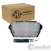 Diederichs Sport KÜHlergrill Schwarz Chrom Passend FüR Audi A3 8V PDC RS3 Look