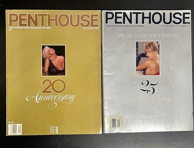PENTHOUSE MAGAZINE 20th And 25th ANNIVERSARY Editions