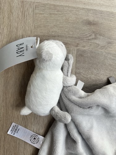 George Asda Sheep Lamb Baby Blankie Comforter Soft Toy Soother Dummy Holder grey - Picture 12 of 16