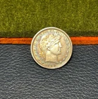 (#102349) Barber Quarter:  1893   XF+   Rainbow Toning!   (see video!)