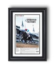 2021 Kentucky Derby "SPIRITED VICTORY" Medina Spirit Disqualified Victory Framed