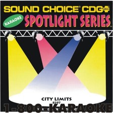 SOUND CHOICE KARAOKE CITY LIMITS cdg CD G SC8397 UNIQUE CITY TITLE SONGS 15 SONG