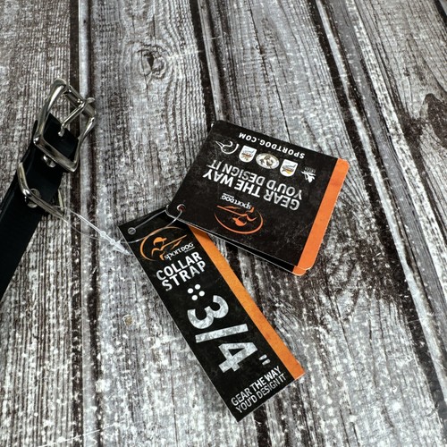 SportDOG Dog Collar Strap Roller Buckle Small to Large Dogs 3/4" wide x 28" long - Picture 2 of 3