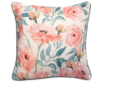HFI Bella Floral Print Throw Pillow 18" x 18"  ()