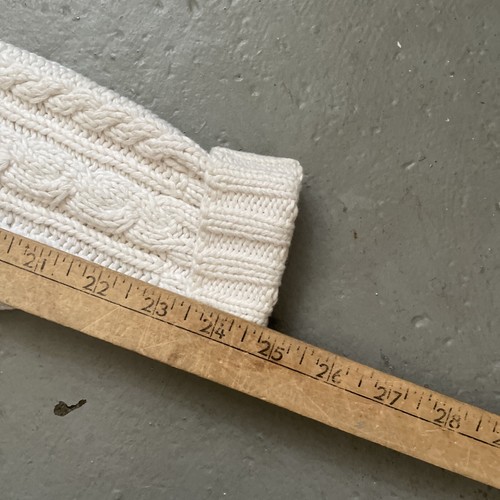 Vintage 90s Polo Ralph Lauren Cable Knit Heavy Cotton Cardigan Tennis Sweater XL - Picture 8 of 14