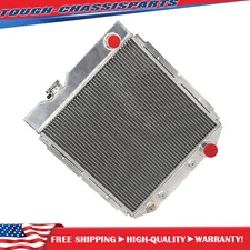 For Ford Ranchero Falcon Mustang 1960-1965 1966 3Row Aluminum Cooling Radiator