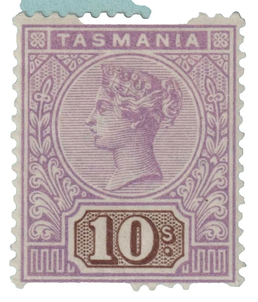 Lightly Hinged Tasmanian Stamps