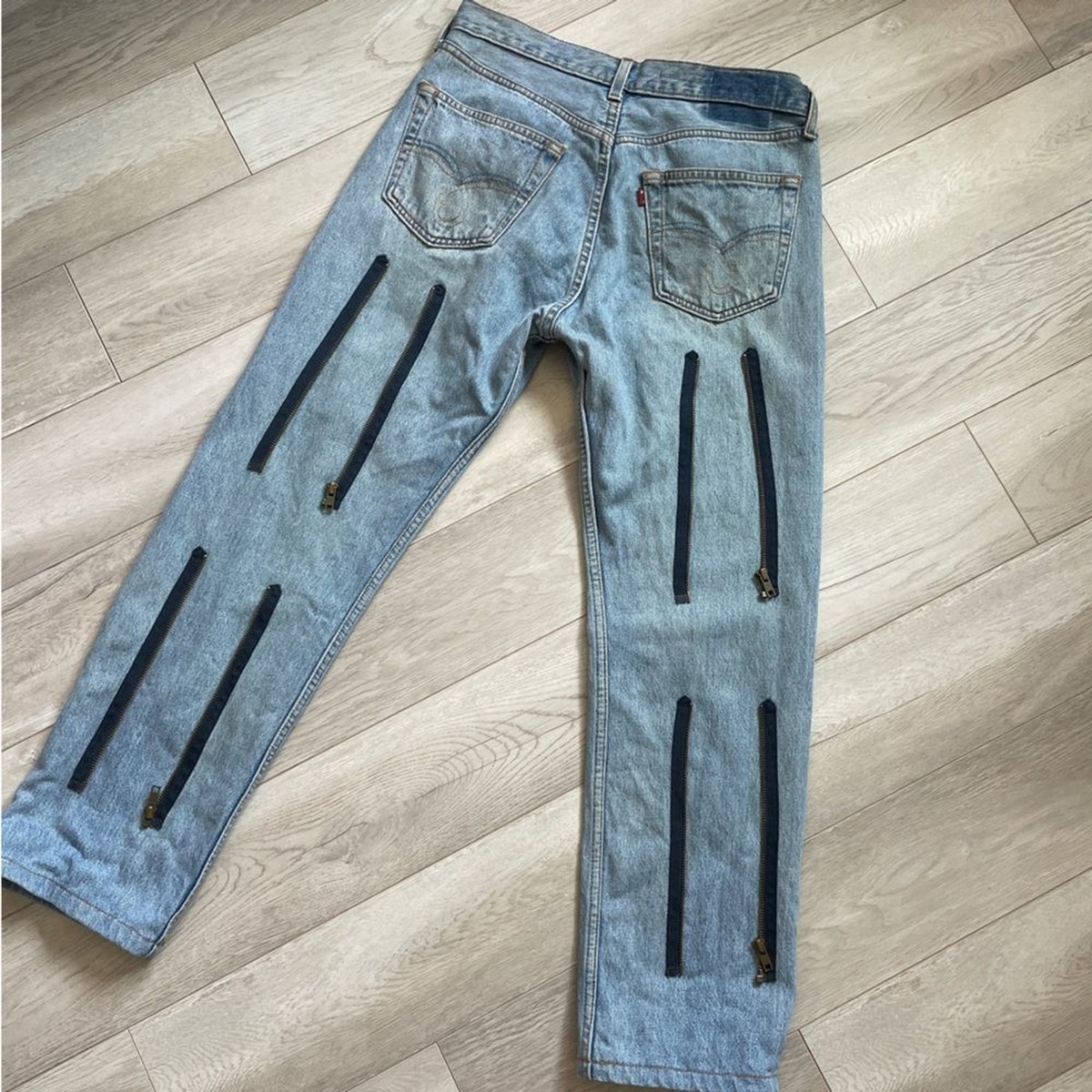 Nepenthes Co Ltd Rebuild by Needles Rebuild Bondage Zipper Jeans (Size 32) | eBay Nepenthes Co Ltd Rebuild by Needles Rebuild Bondage Zipper Jeans (Size 32) | eBay