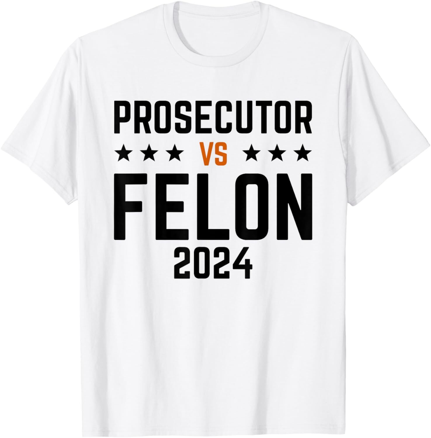 Prosecutor vs Felon 2024 Retro Stripe Voting Election 2024 T-Shirt