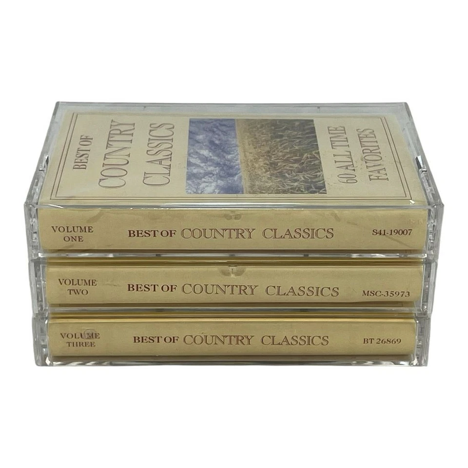 Best Of Country Classics 60 All Time Favorite 3 Volume Set Cassette Tapes Sealed - Image 2 of 4