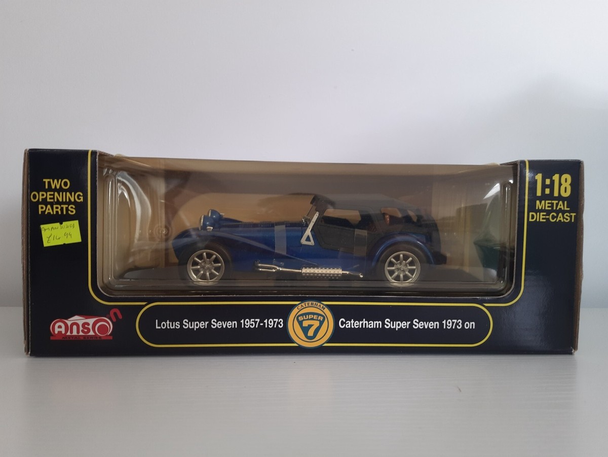 Anson 1⁄18 Scale Diecast 30317-W - Lotus Super Seven 1957-73