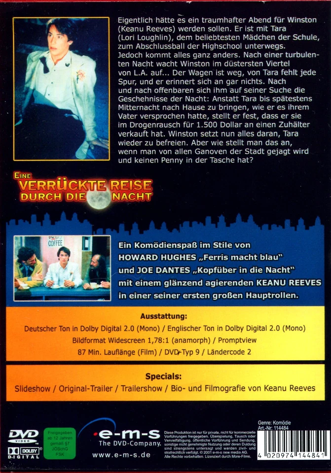 The Night before , 100% uncut , out of print , new and sealed , Keanu Reeves - Image 2 of 2