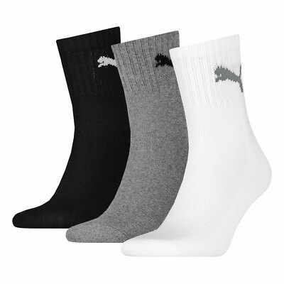 3, 6, 9, 12, 18 Paar PUMA Unisex Tennissocken Sportsocken Short Crew