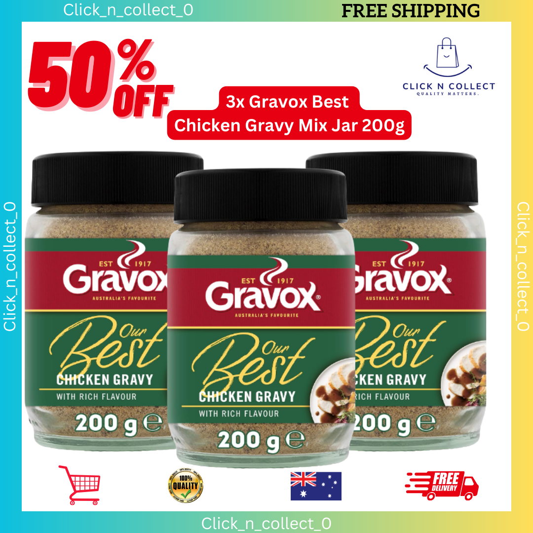 2x/3x Gravox Our Best Gravy Mix Jar 200g Double the Taste & Value, 2