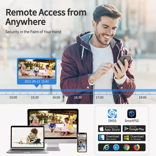 DAHUA IP Camera SMD Plus Kit 32CH 16POE AI NVR CCTV SyStem 8MP 4K WizSense Lot 9 - Picture 17 of 22