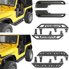 Off-road Steel Side Step Nerf Bar Running Board Guard Fit 97-06 Jeep Wrangler Tj Off-road Steel Side Step Nerf Bar Running Board Guard Fit 97-06 Jeep Wrangler Tj