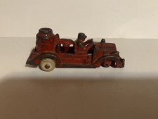 Hubley Fire Truck Cast Iron Fire Pumper Truck 3 1/2" 1930s Red Fire Truck