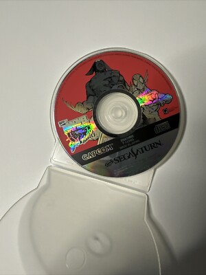 MARVEL Super Heroes VS Street Fighter Sega Saturn Japan Import DISC ONLY TESTED