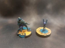 Corvus Belli Infinity ALEPH -  ATALANTA AGEMA'S NCO & SPOT BOT EX SHOP DISPLAY 