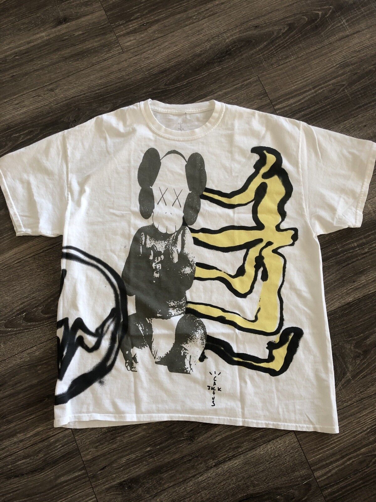 ヒロシ 【値下げ】CACTUS JACK KAWS FOR FRAGMENT トラビスス